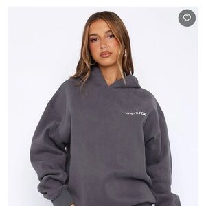 White Fox Boutique Gray Hoodie